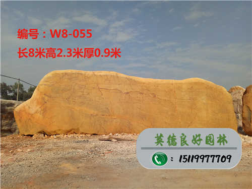 广东黄蜡石批发W8-055