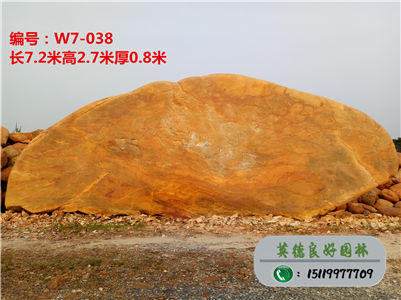 景观装饰专用园林石、大型黄蜡石厂家批发W7-038