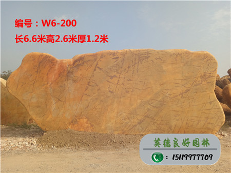 园林黄蜡石批发W6-200