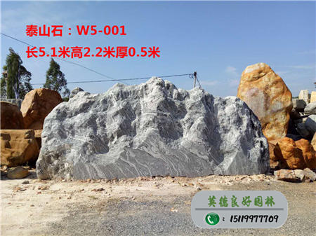 大型景观石--泰山石刻字W5-001